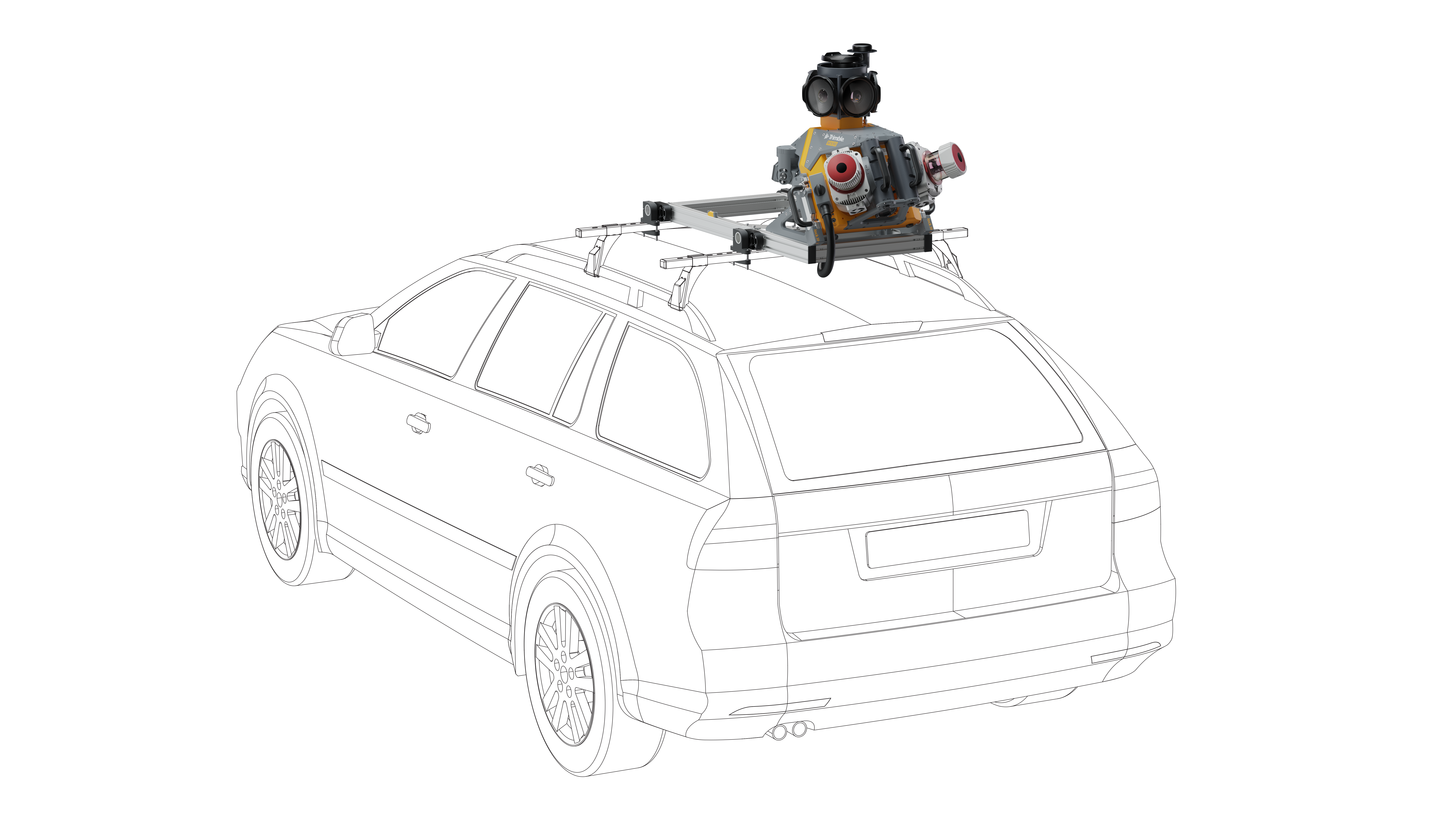 Trimble_MX90 - CAR - Back perspektiv